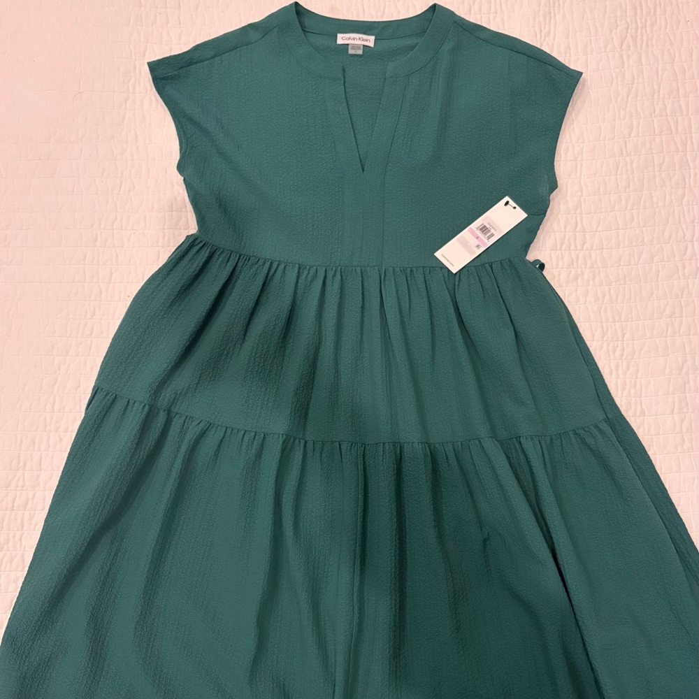Calvin Klein Women’s Green Casual Dress